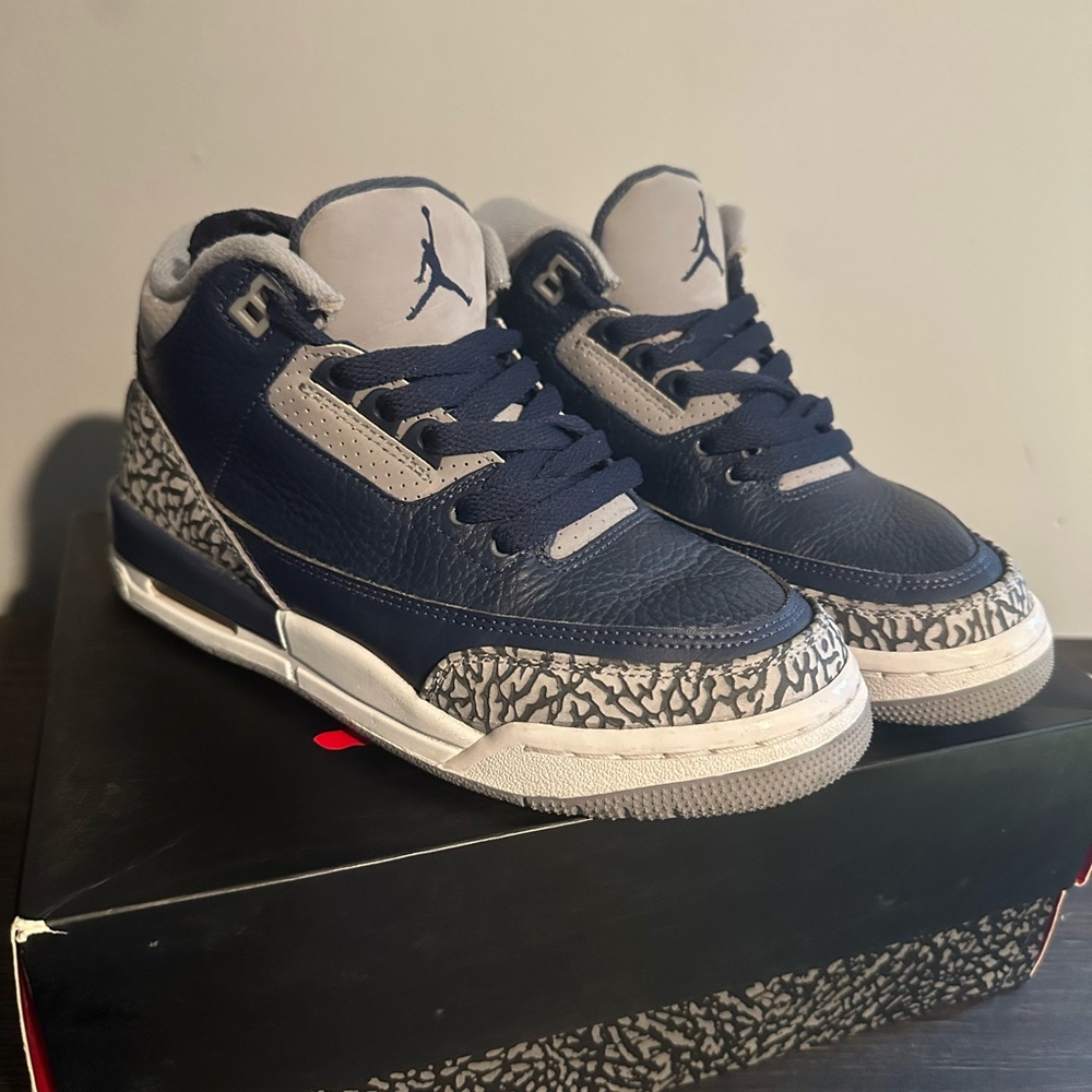 Air Jordan 3 (6y) Midnight Navy